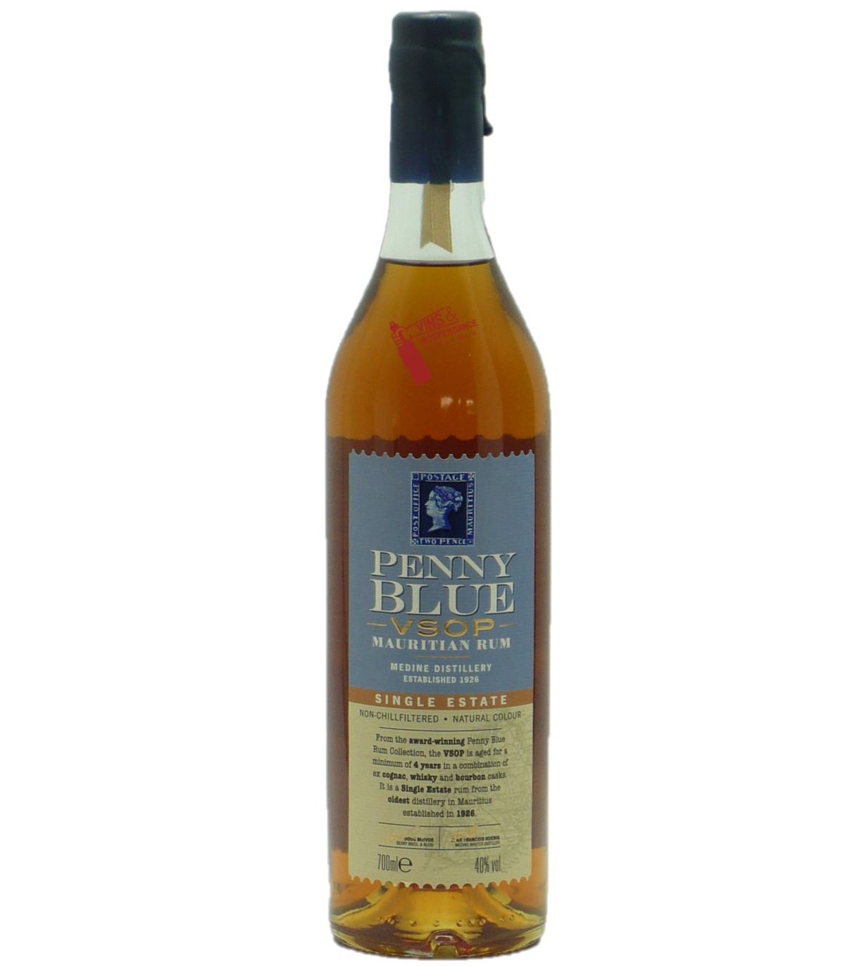 Rhum Penny Blue ile maurice 40%