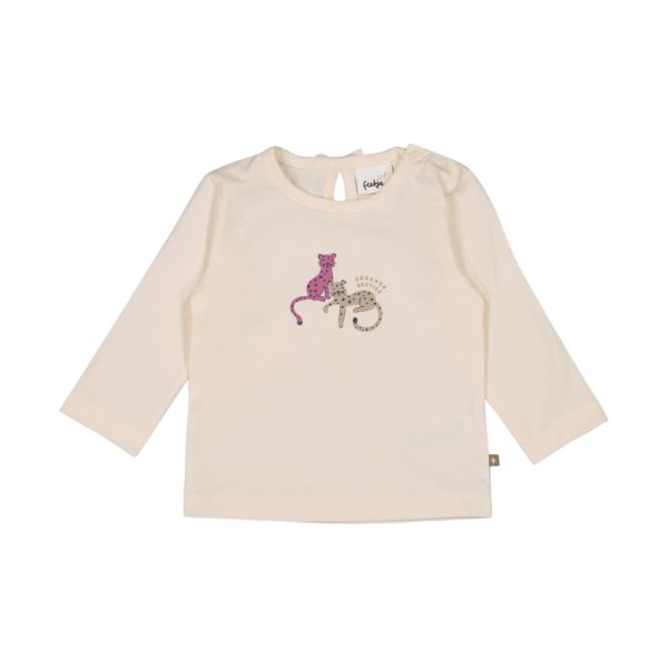 Feetje Longsleeve Shirt - Better Together - Maat 56 - Offwhite