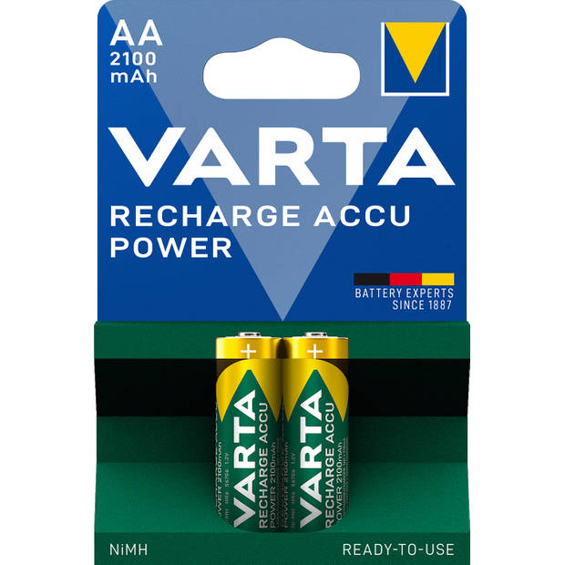 VARTA 2 OPL.BATT. AA 2100 mAh