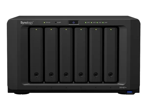 Synology DiskStation DS1621  - NAS-server - 6 bays - RAID 0, 1, JBOD - RAM 4 GB - Gigabit Ethernet - iSCSI support