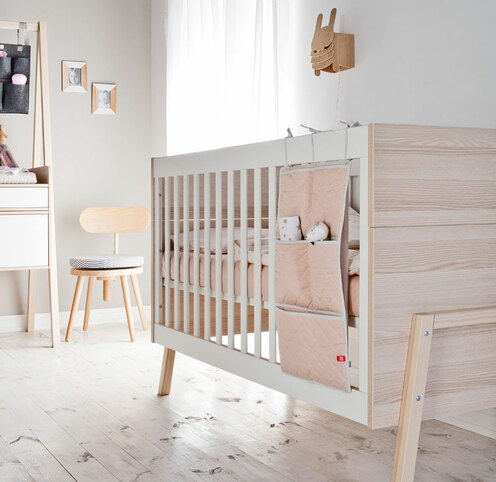 Lit 60X120 SpotBaby Acacia/Blanc - VOX
