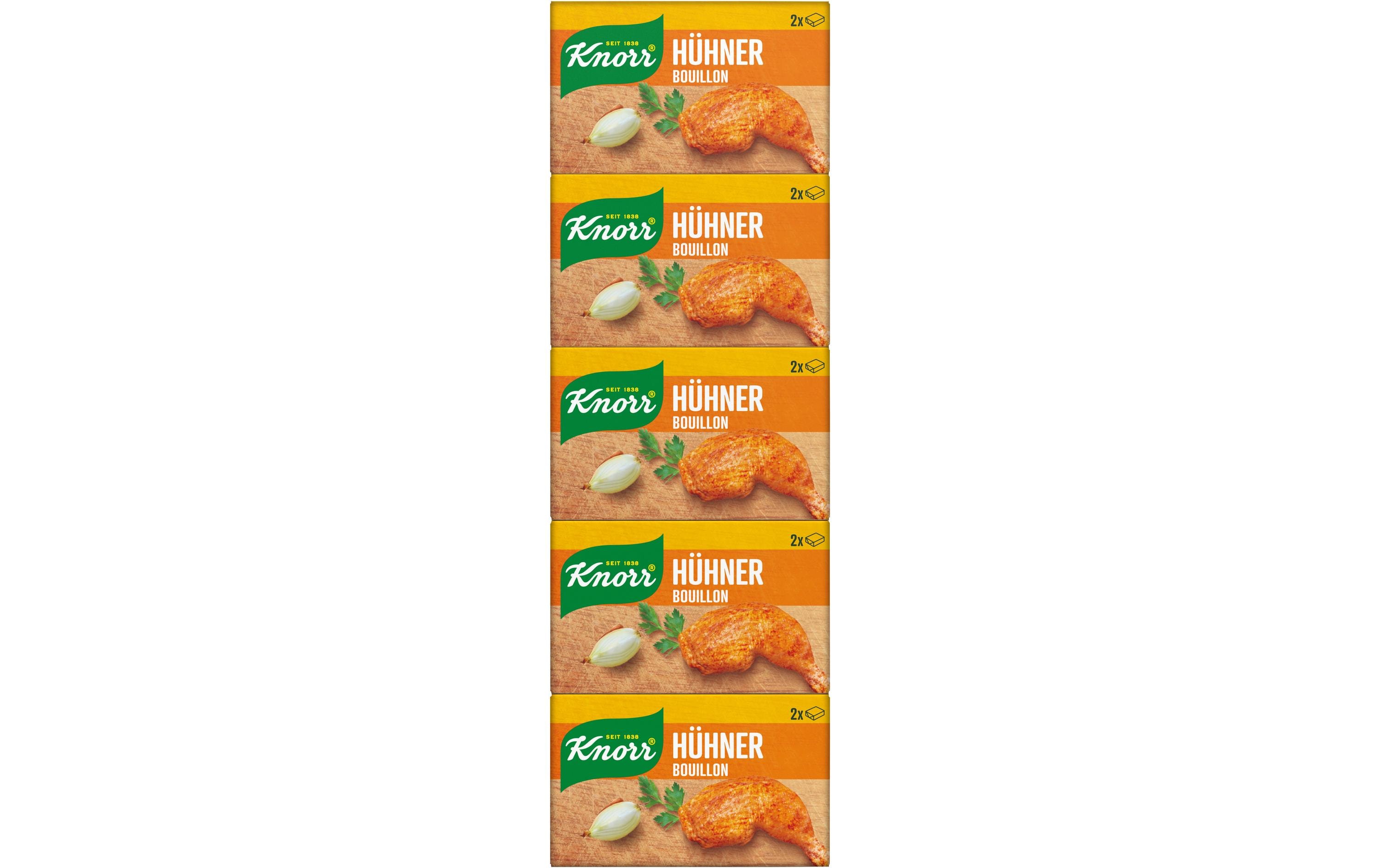 Hühner Bouillon Stange 5 x 2 WürfelBouillon mit Pouletgeschmack