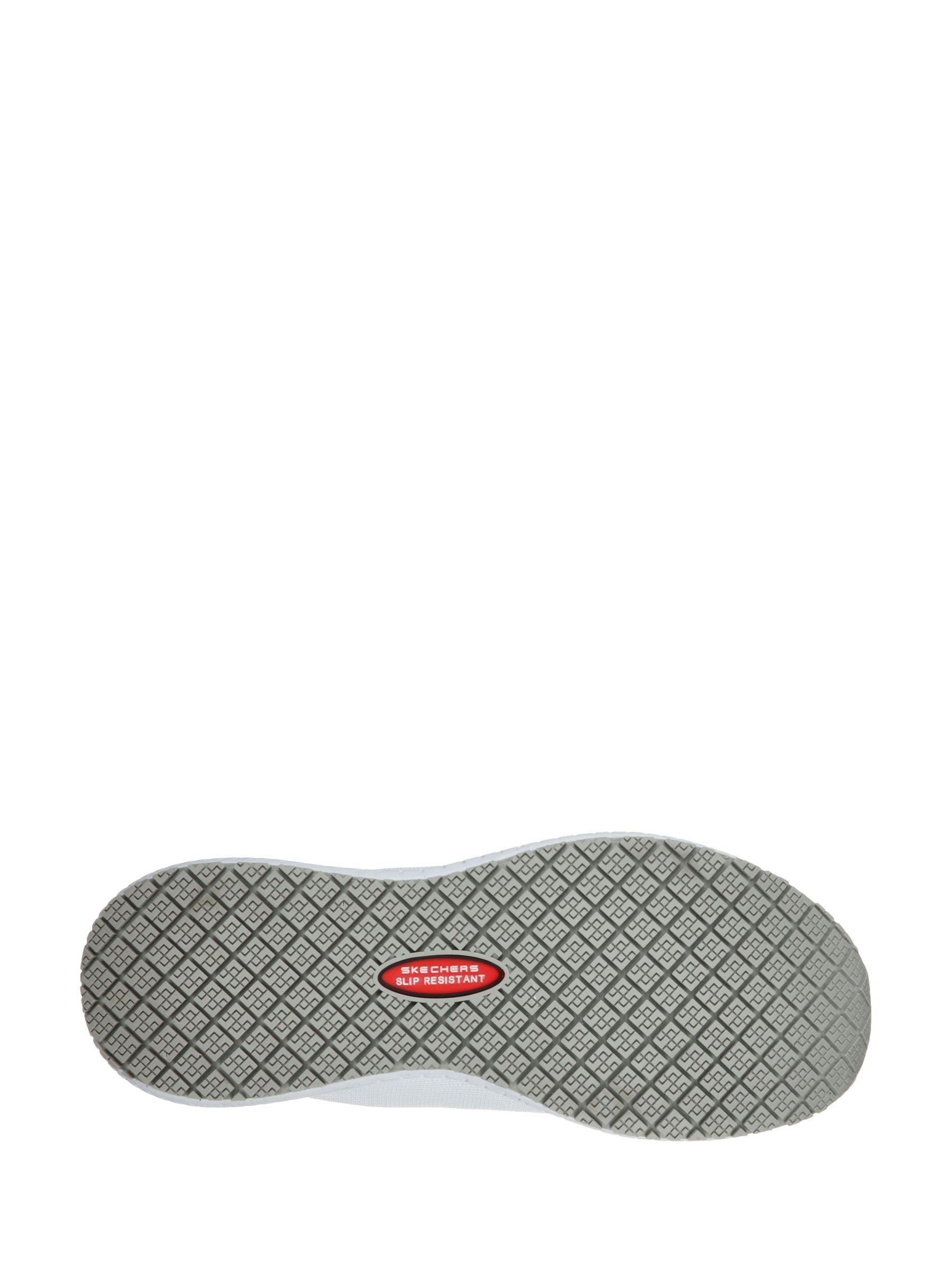 Wit - Skechers Squad antislip werksneakers voor dames