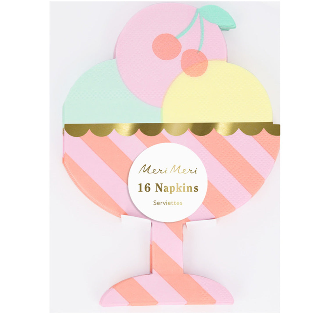 Meri meri servetten ice cream - 16st