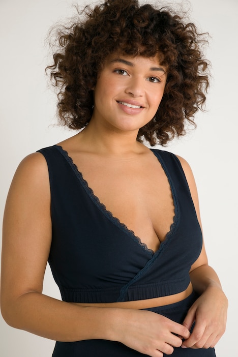 Bellieva-Still-Bustier, Spitze, Biobaumwolle