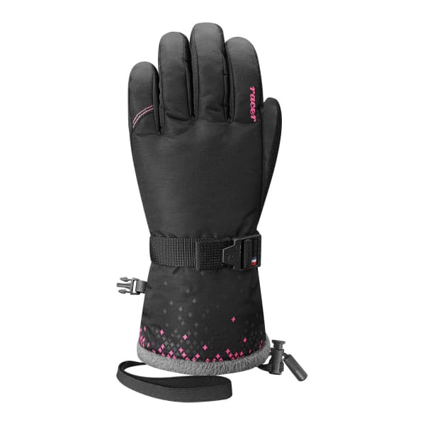 Gant de ski RACER AURORE JR BLACK PINK