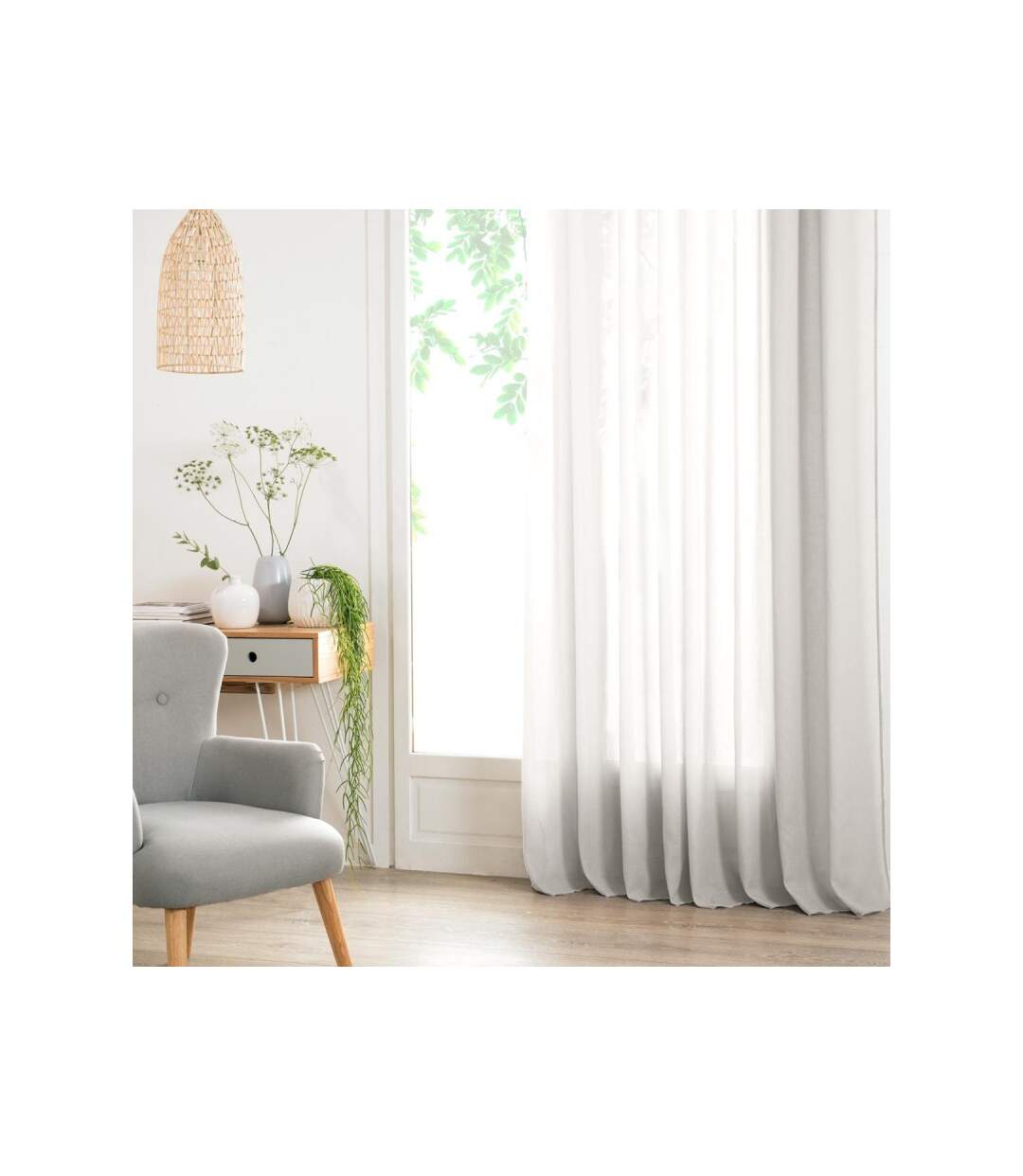 Rideau Voilage Ana 140x240cm Blanc