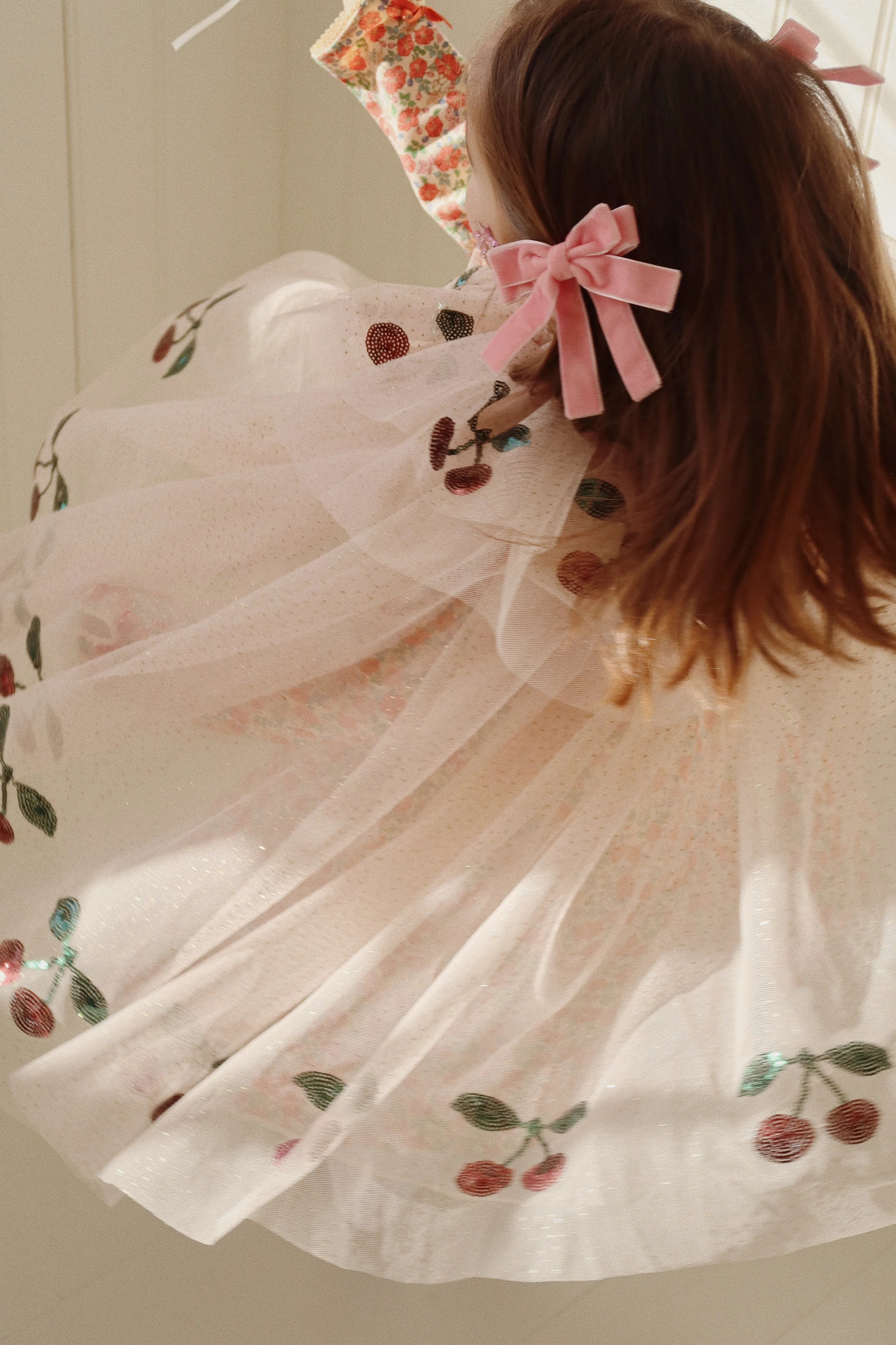 Prinsesses kappe - gold blush - 5-8Y