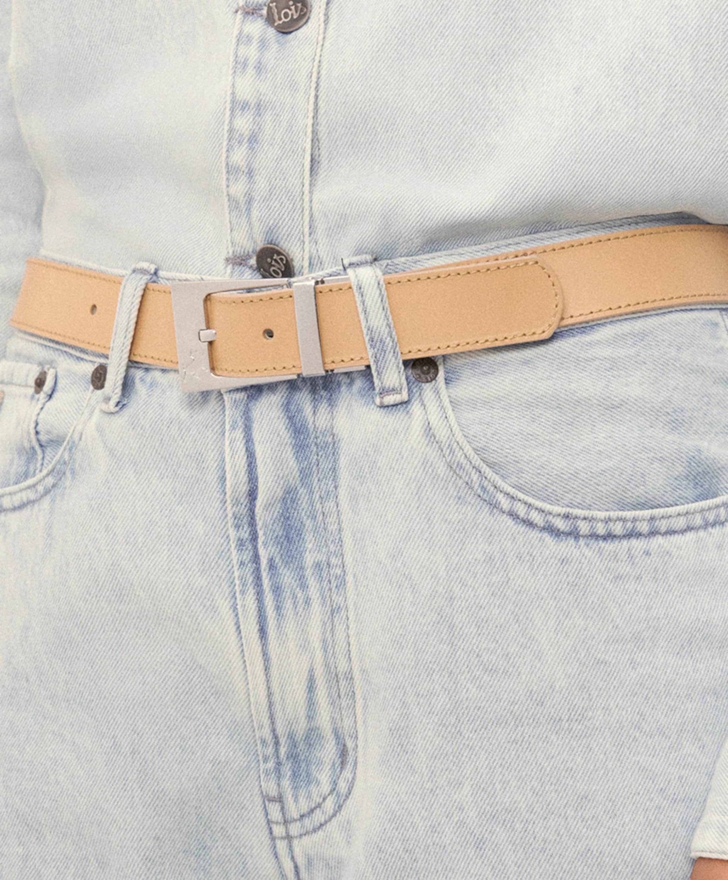 LOIS Dames riem beige