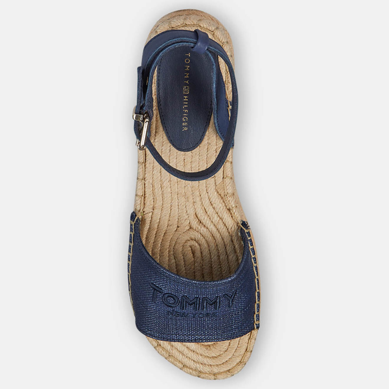Tommy Hilfiger Espadrilles ouvertes Tropical bleu marine