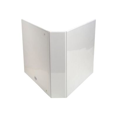 Exacompta Kreacover - Classeur à anneaux personnalisable - Dos 60 mm - A4 Maxi - blanc - 3 pochettes extérieures