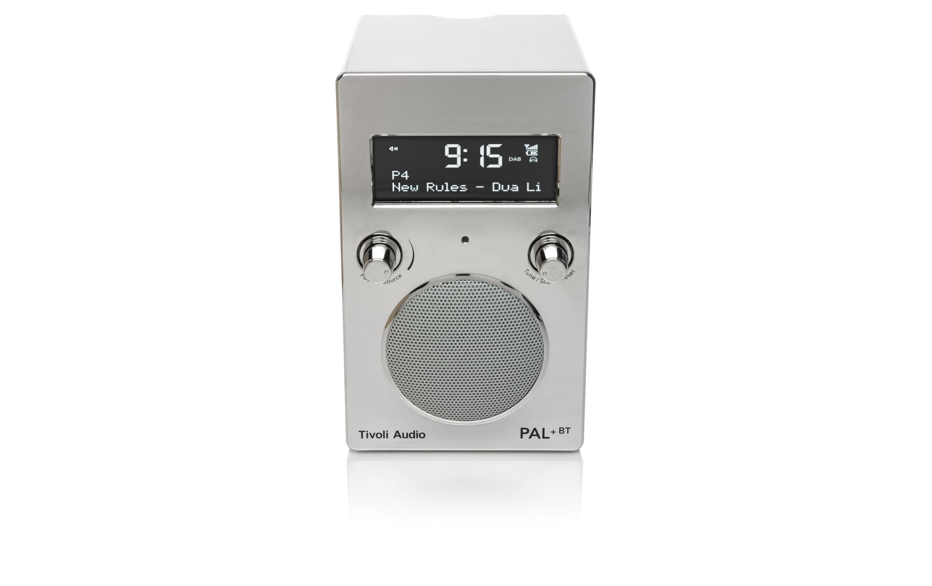 DAB+ Radio PAL+ BT Silber<br>Kompakter Radio in ausgefallenen Farben