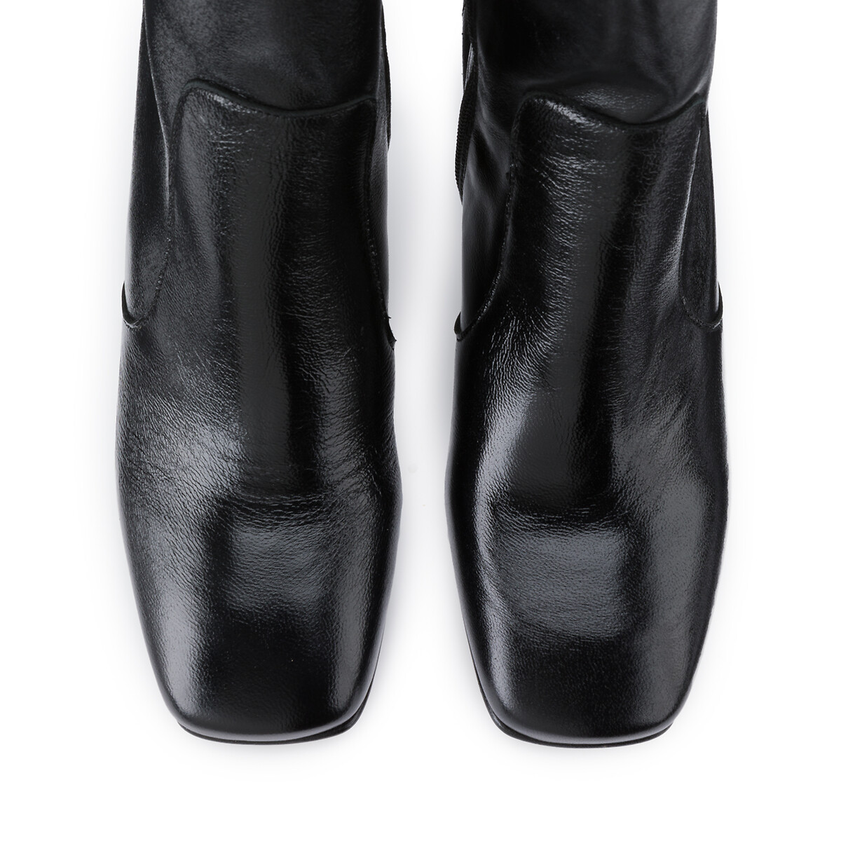 JONAK<br>Botas de garrafa em couro envelhecido, Amalric