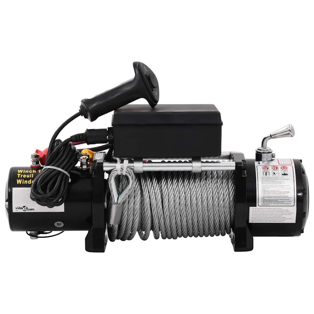 vidaXL Elektrische lier, 12 V, 5909 kg