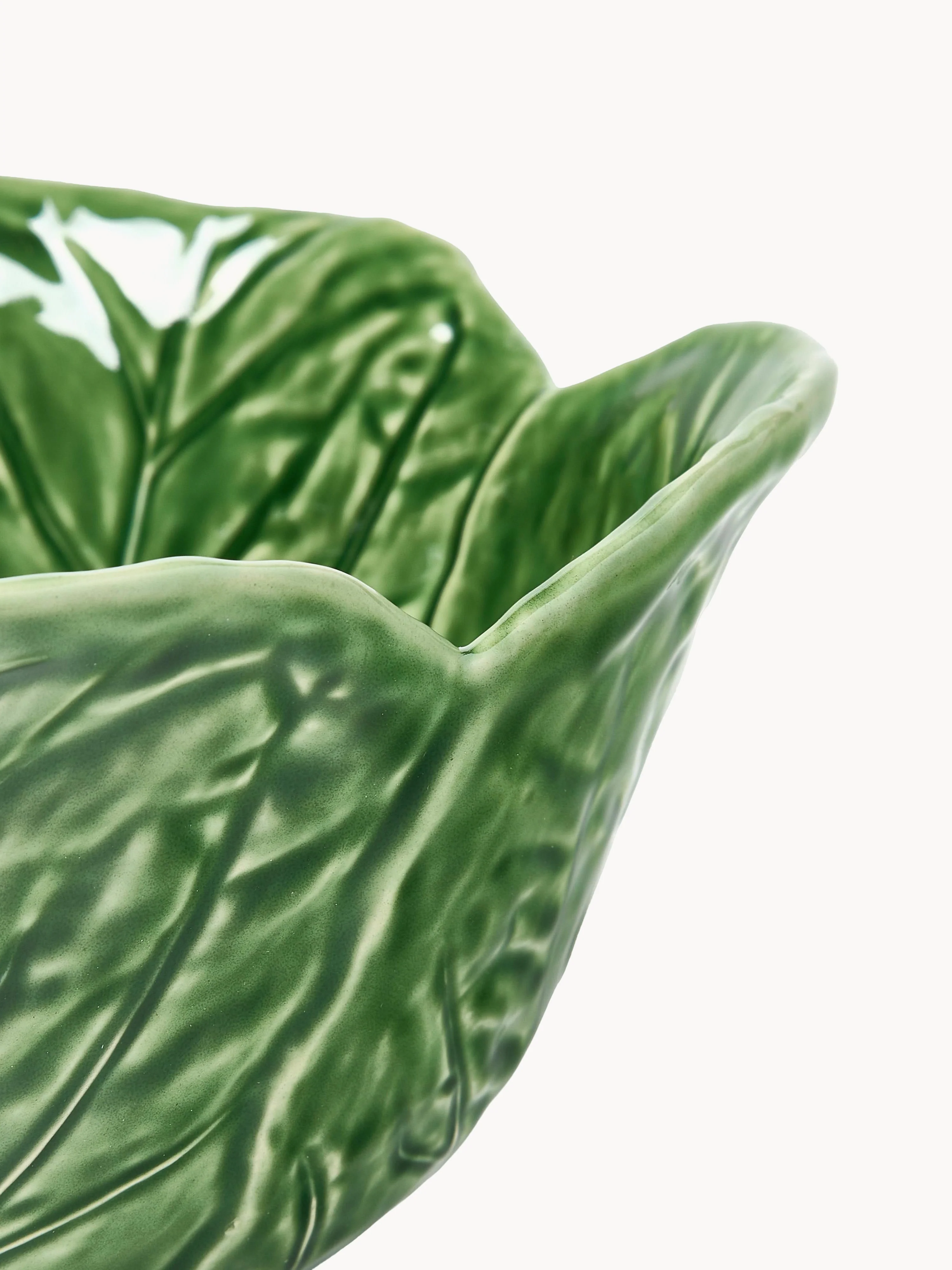 Handbeschilderde saladeschaal Cabbage
