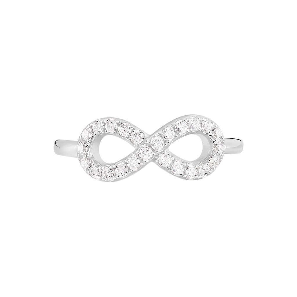 Bague Davila Argent Blanc Oxyde De Zirconium
