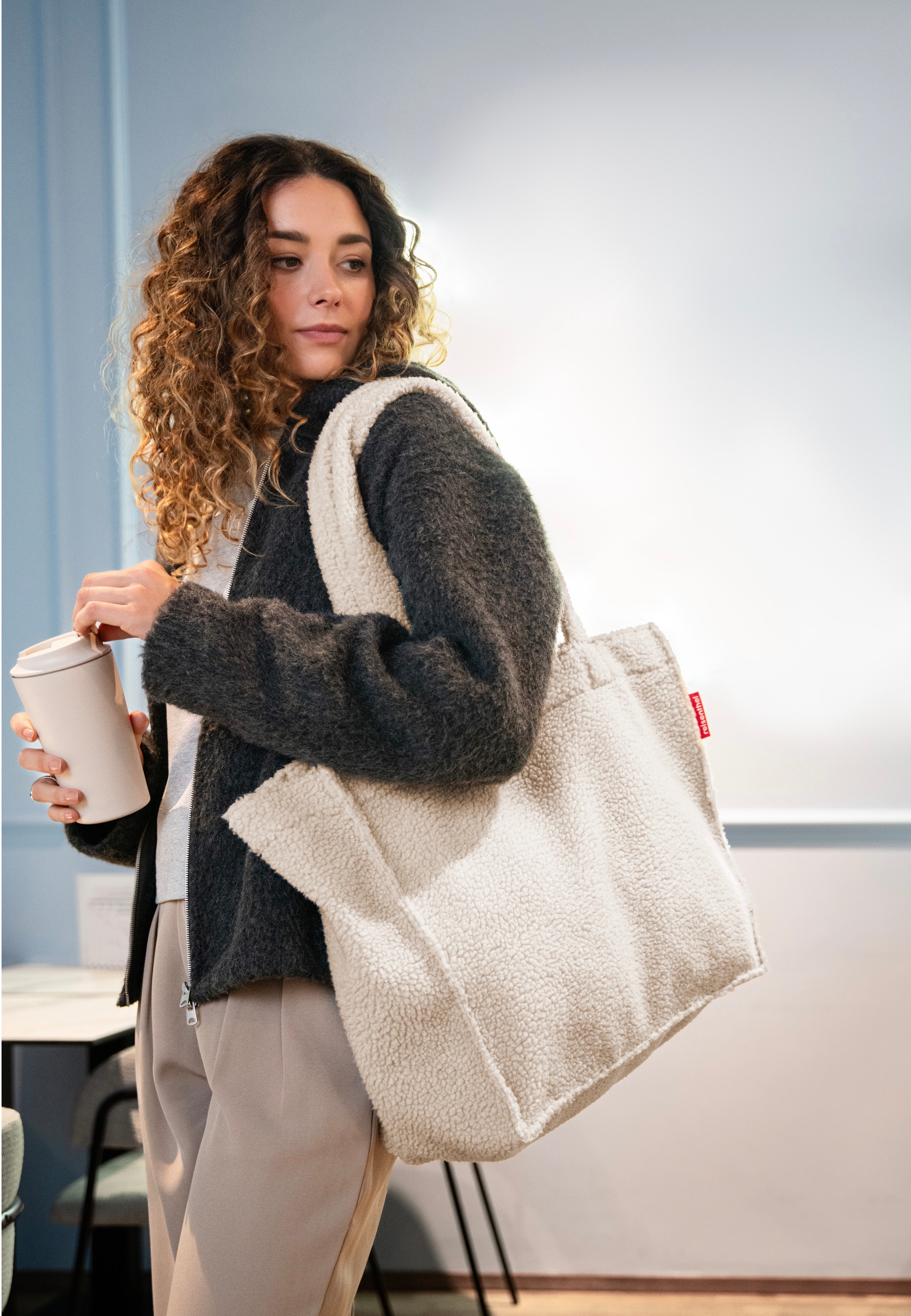 Softshopper Teddy Sand - Shopper