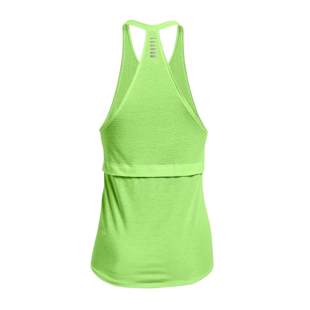 Under Armour Débardeur Vert Fluo Femme Under Armour Ua Streaker Run