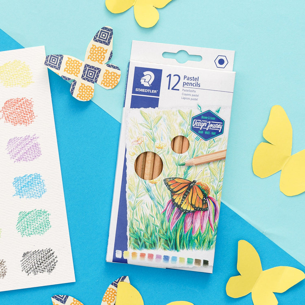 Køb Staedtler Farveblyanter Pastel Line Hexagonal