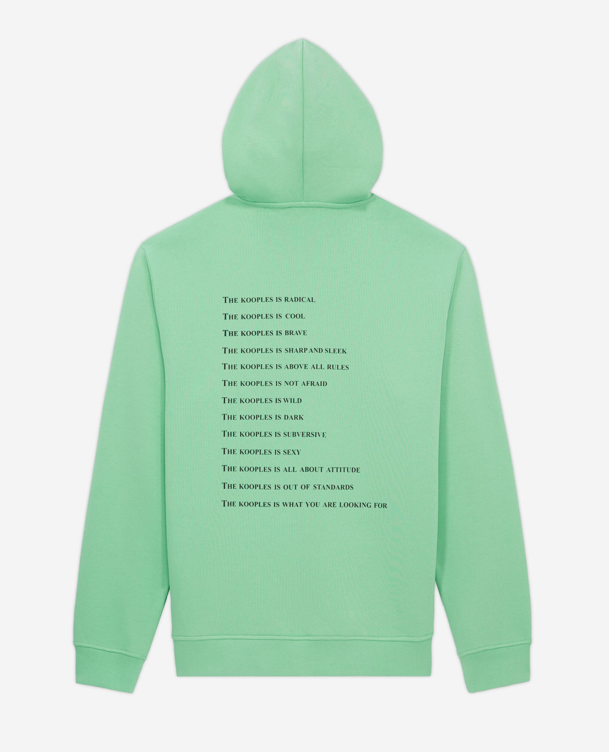 Sweatshirt à capuche What is vert