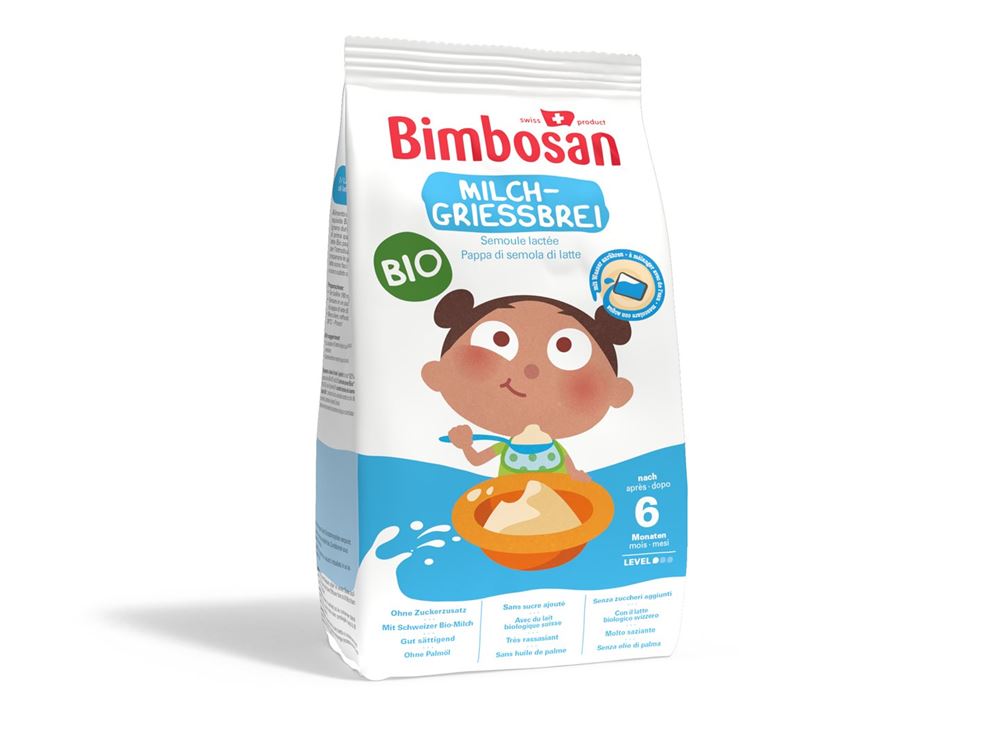 BIMBOSAN Bio-Milchgriessbrei<br>300 g, Beutel