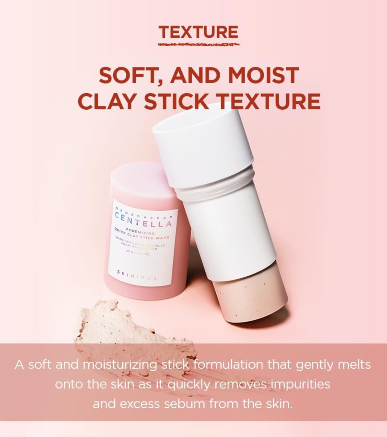 SKIN1004. - *Poremizing* - Máscara facial de argila centella de Madagascar Quick Clay Stick Mask