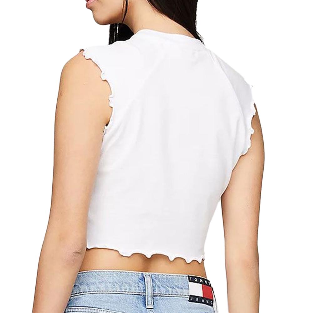 Tommy Hilfiger Débardeur Blanc Femme Tommy Hilfiger Babyloc