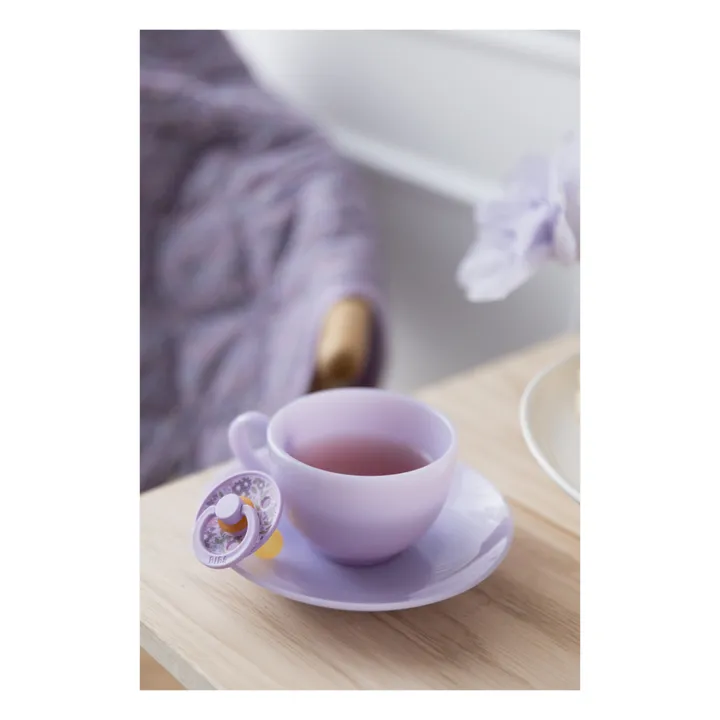 Bibs Tétines en caoutchouc naturel Bibs x Liberty - Set de 2 | Violet