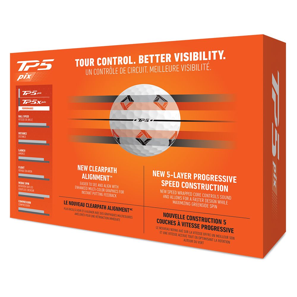 TP5 Pix Golfball Hvit