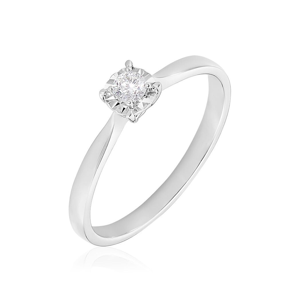 Bague Diamotion Or Blanc Diamant