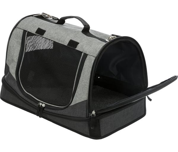 Trixie Transporttasche Holly, schwarz/grau,