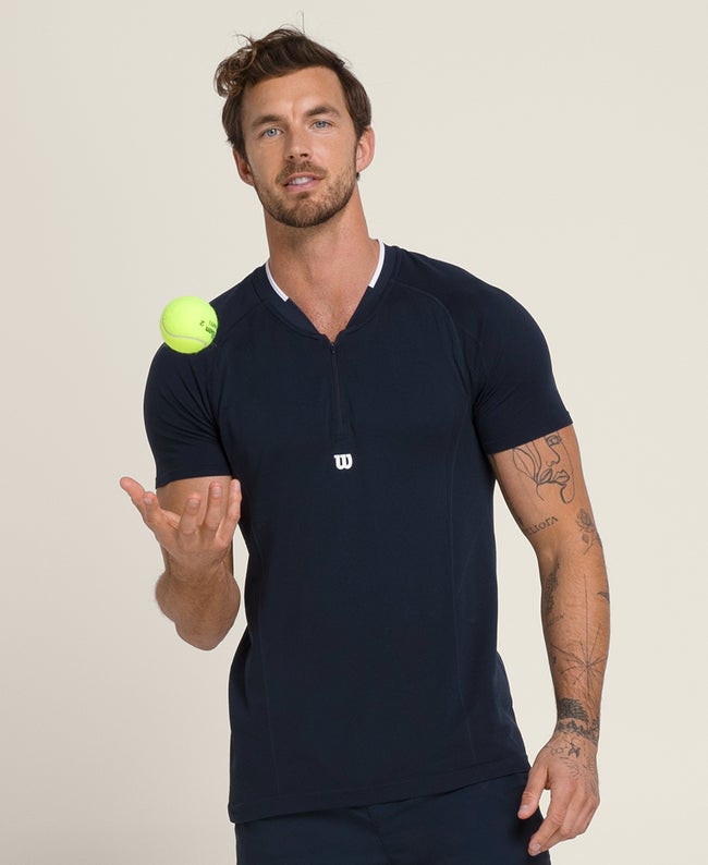 Player's Seamless Zip Henley
