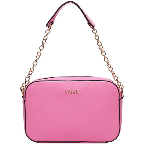 Liu Jo - Bandolera con logotipo Rosa