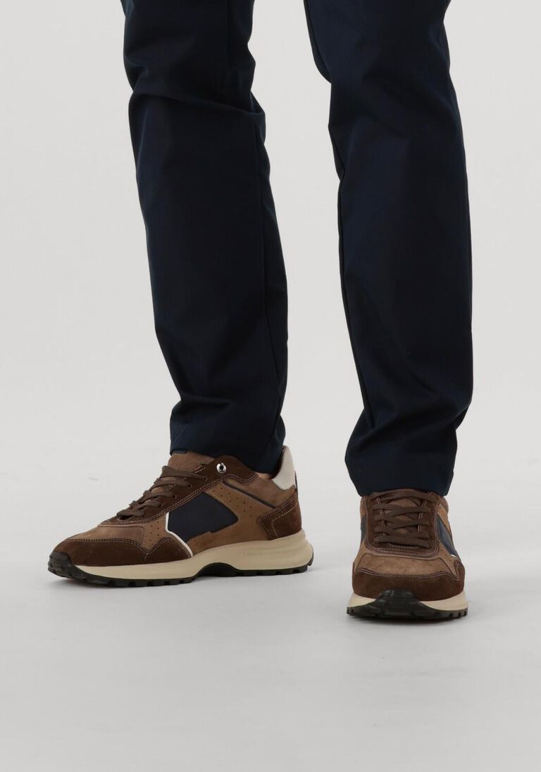 bruine stefano lauran lage sneakers star 005