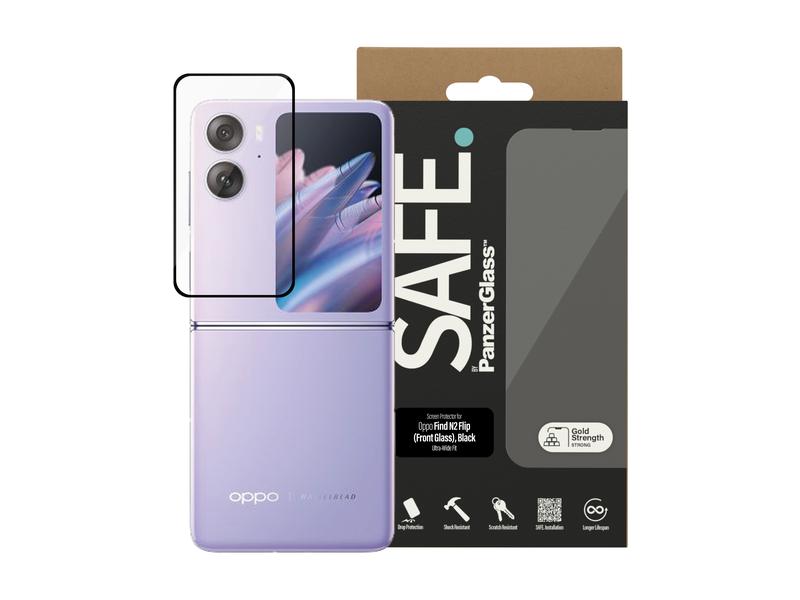 SAFE. Displayschutz Case Friendly OPPO N2 Flip Front-Display-Schutzfolie für das Oppo Find N2 Flip