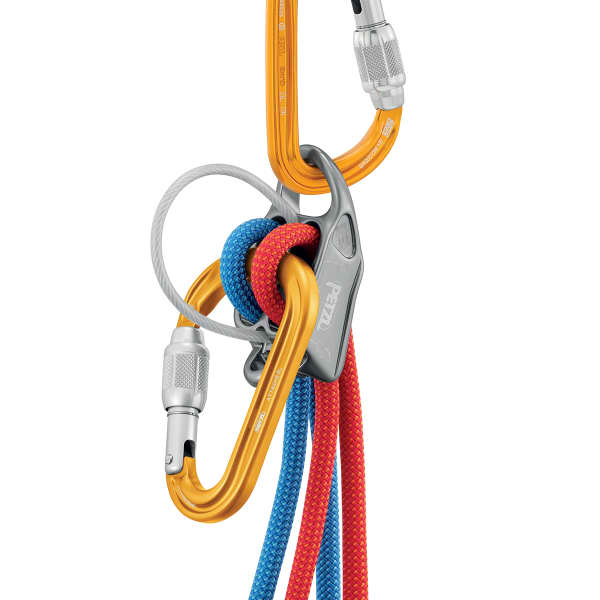 Mousqueton escalade PETZL PETZL ATTACHE SCREW-LOCK JAUNE
