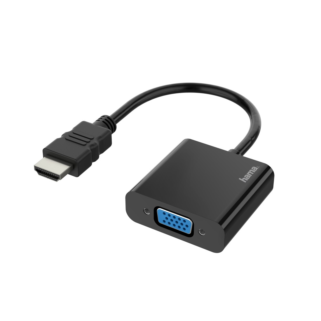 Hama 200343 Video kabel adapter 0,15 m HDMI Type A (Standaard) VGA (D-Sub) Zwart