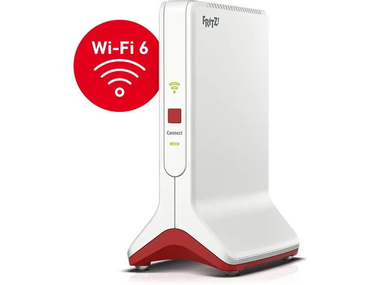 AVM FRITZ! Repeater 6000 - WiFi-rækkeviddeforlænger - Wi-Fi 6 - 2,4 GHz (1 bånd)/5 GHz (2 bånd)
