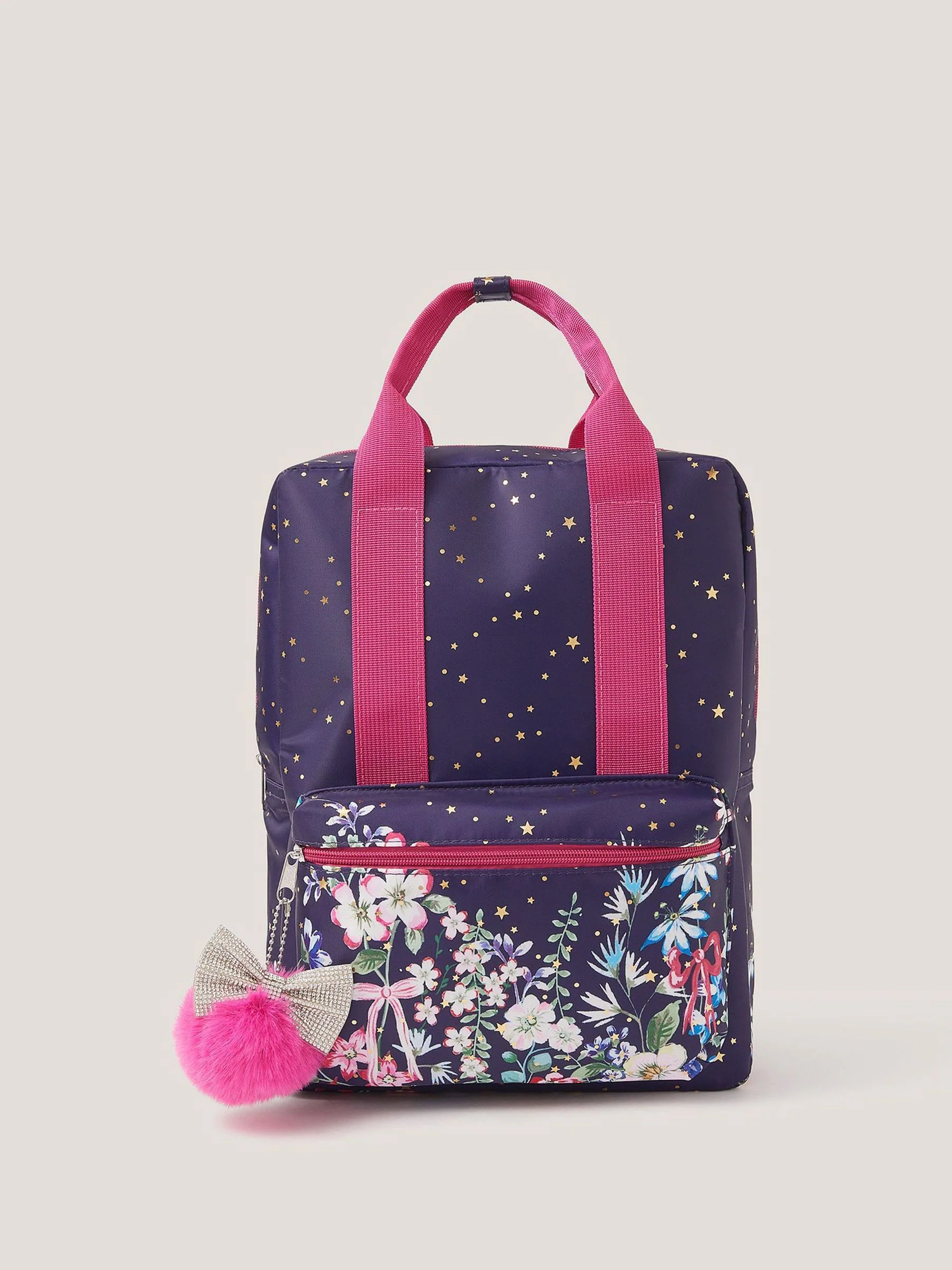 Monsoon schoolrugzak met bloemenprint
