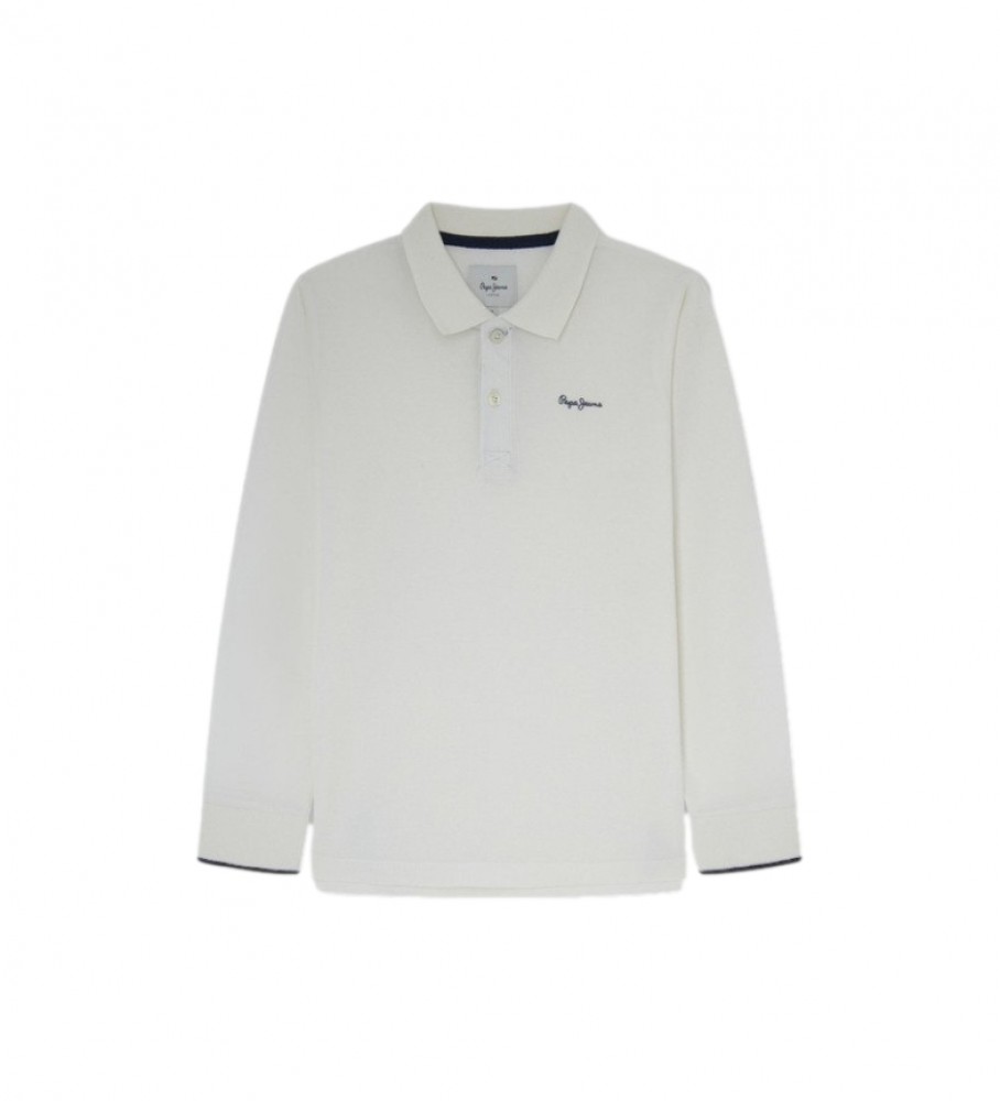 Polo Pepe Jeans Thor Ls branca