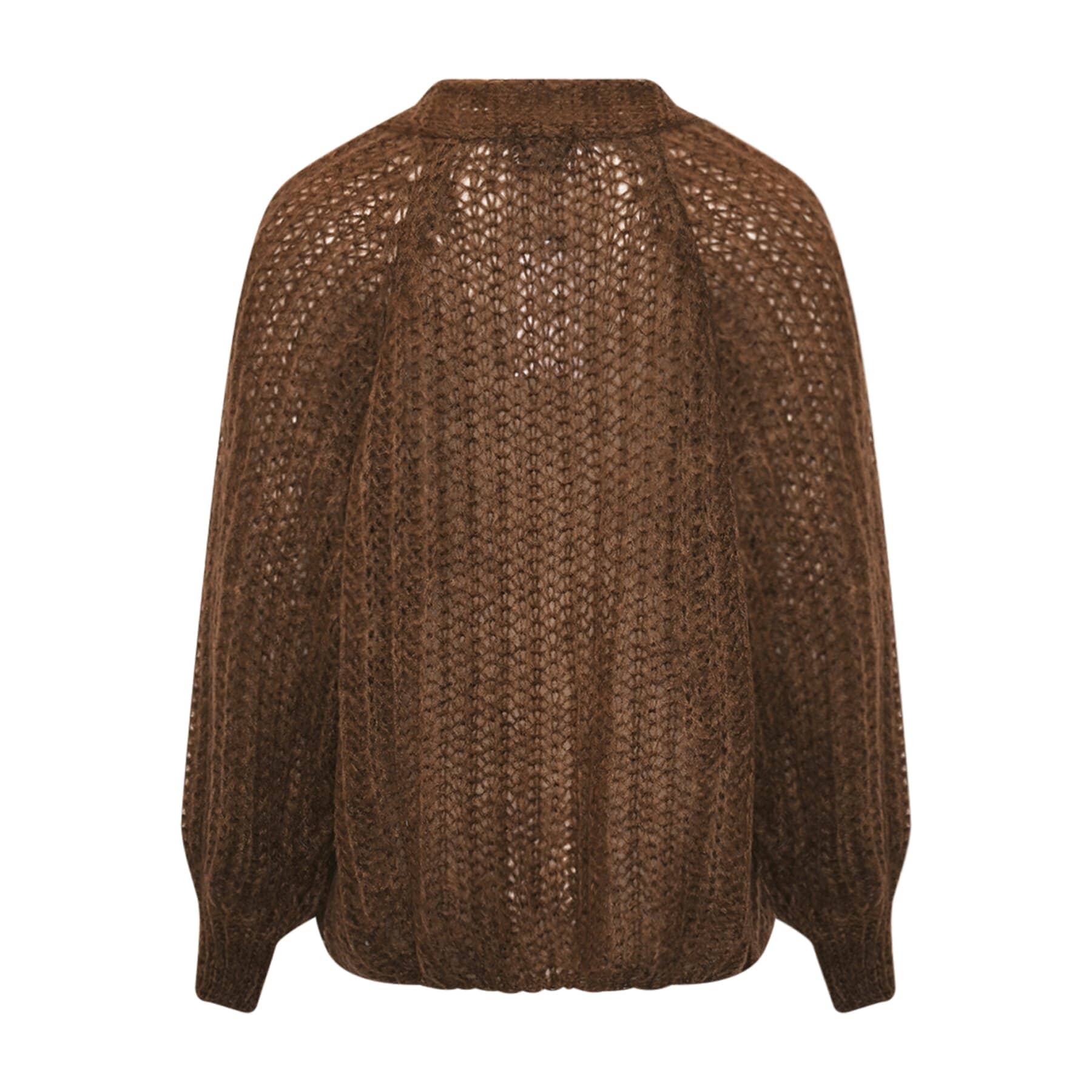 Noella Joseph Knit Cardigan 1286 chocolate melange