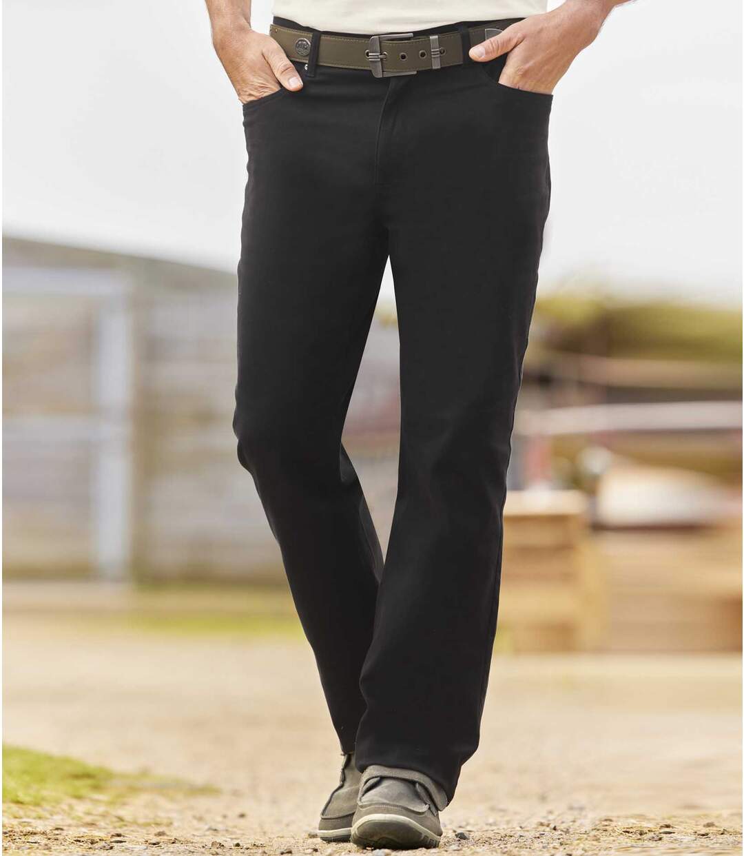 Lot de 2 Pantalons Stretch Confort Coupe Regular