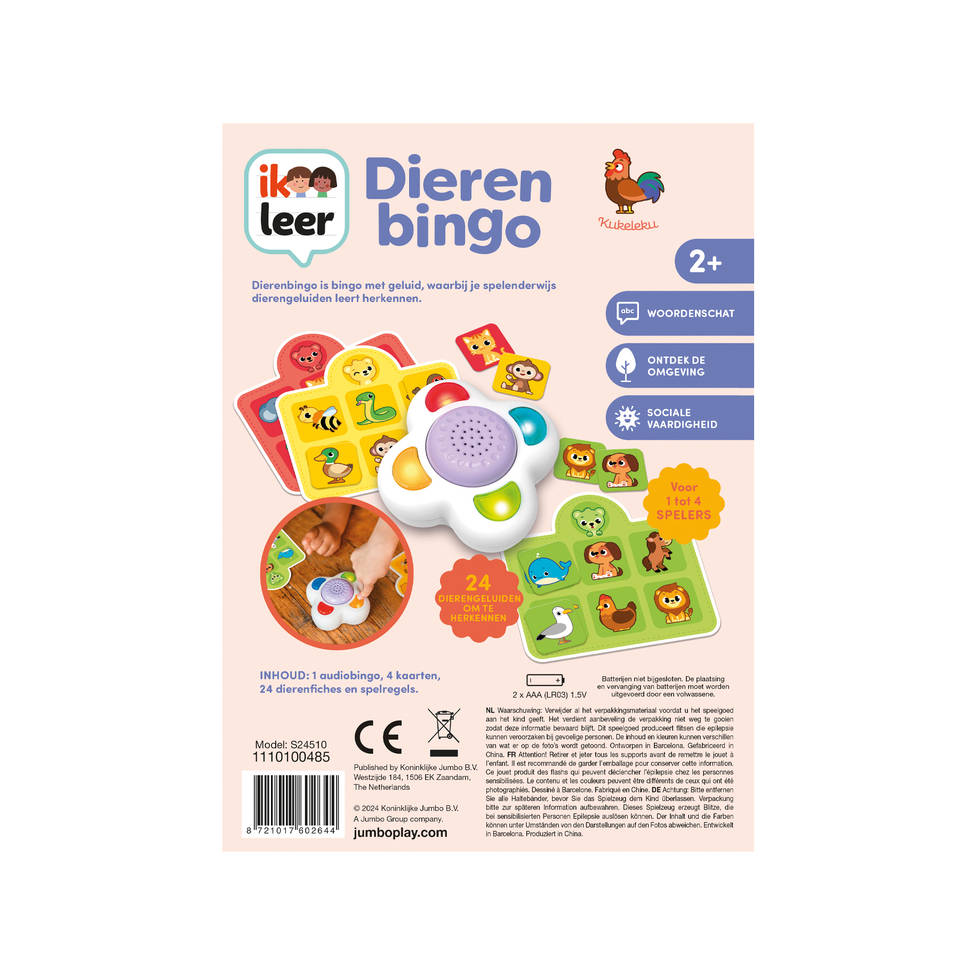 Ik leer dierenbingo