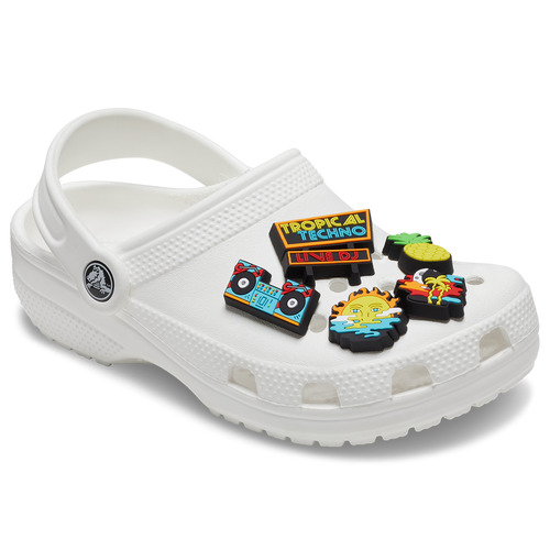 Crocs - JIBBITZ TROPICAL TECHNO DJ 5 PACK - Multicolore