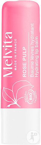 Melvita Baume Lèvres Hydratant Rose 4,5g