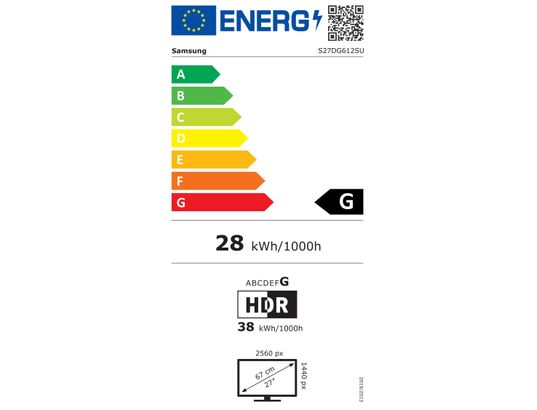 SAMSUNG - Ecran 27 pouces QHD Odyssey OLED G6 (S27DG612SU)