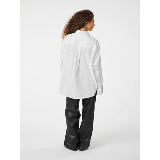 Neo Noir Dalma C Poplin Skjorte, White, 44