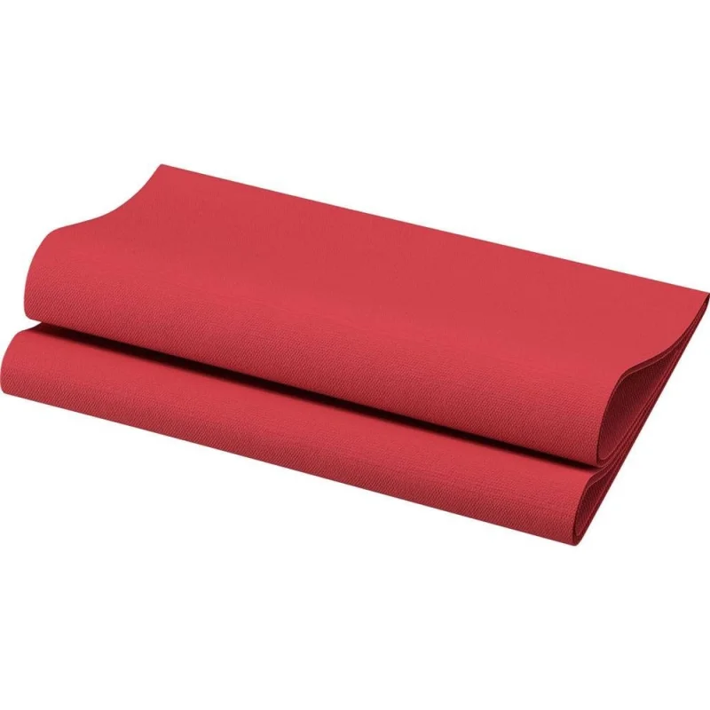 DUNI - Serviette de table Bio dunisoft - 40x40 - Bordeaux - x360