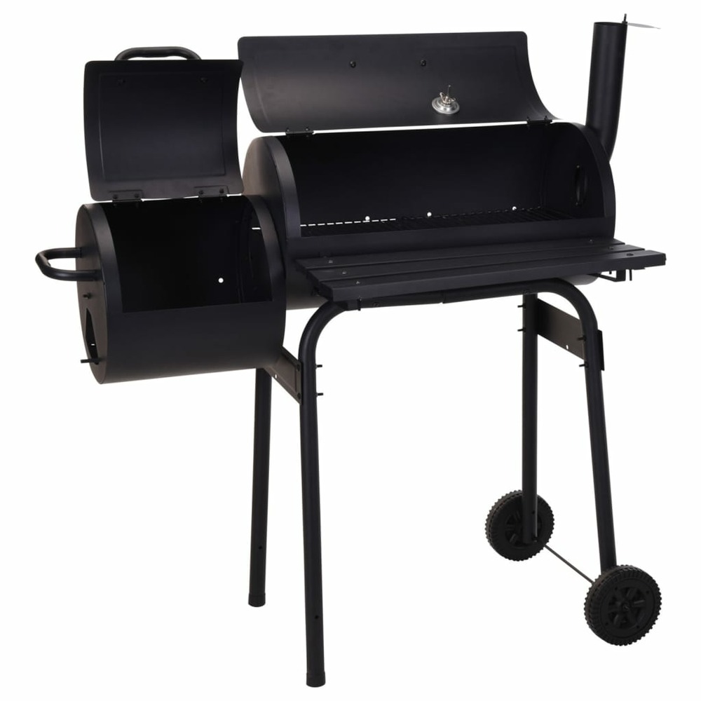 Barbecue fumoir noir