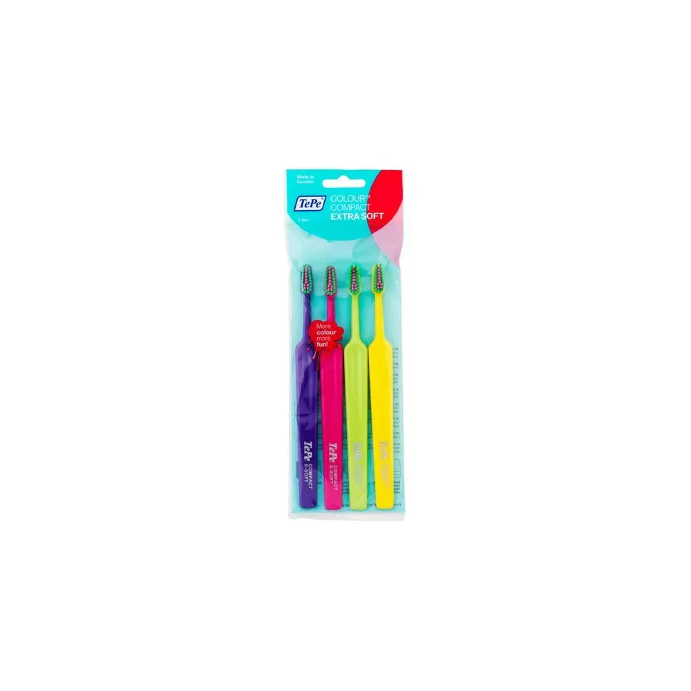 TePe Colour Compact Extra Soft - 4 stk